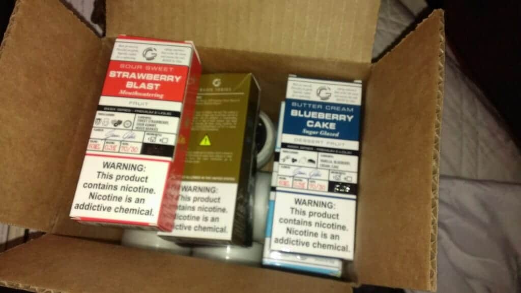 Glas Vapor Review - Basix Series E-Liquid 19 Glas Vapor un-boxing